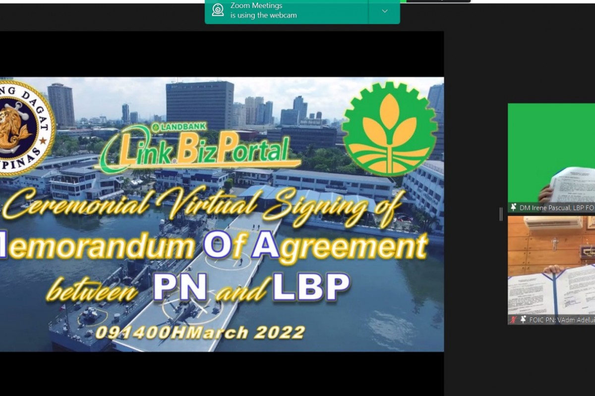 PH Navy, Land Bank sign MOA for online payment system